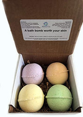 CBD 4-Pack Bath Bombs with 100mg Each