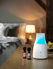 Yankee Candle Ultrasonic Essential Oil Diffuser with 10 Color Lights, for Aroma Therapy, Up to 4 Hours of Continuous Mist