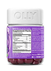 OLLY Sleep Melatonin Gummy, All Natural Flavor and Colors with L Theanine, Chamomile, and Lemon Balm, 3 mg per Serving, 25 Day Supply (50 Count)