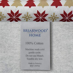 Briarwood Home Brushed Flannel Sheet Set - Turkish Cotton Flannel Bedding Set Perfect For A Cold Night, Durable Warm, Deep Pocket & Breathable Flannel Sheets & Pillow Set (Full, Ivory)