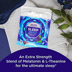 OLLY Sleep Melatonin Gummy, All Natural Flavor and Colors with L Theanine, Chamomile, and Lemon Balm, 3 mg per Serving, 25 Day Supply (50 Count)