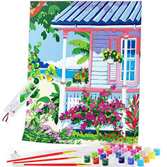 Opalberry Adults' Paint-by-Number Kits on Canvas - Rolled - Paint by Numbers for Adults - Acrylic Paint by Numbers for Adults - DIY Painting by Numbers for Adults - Paint by Numbers Flowers for Adults