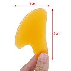 Beeswax/Jade Guasha Scraping Massage Scraper Face Massager Acupuncture Gua Sha Board Acupoint Face Eye Care SPA Massage Tool